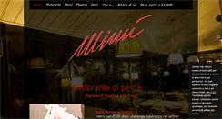 Desktop Screenshot of mimiristorantepizzeria.com